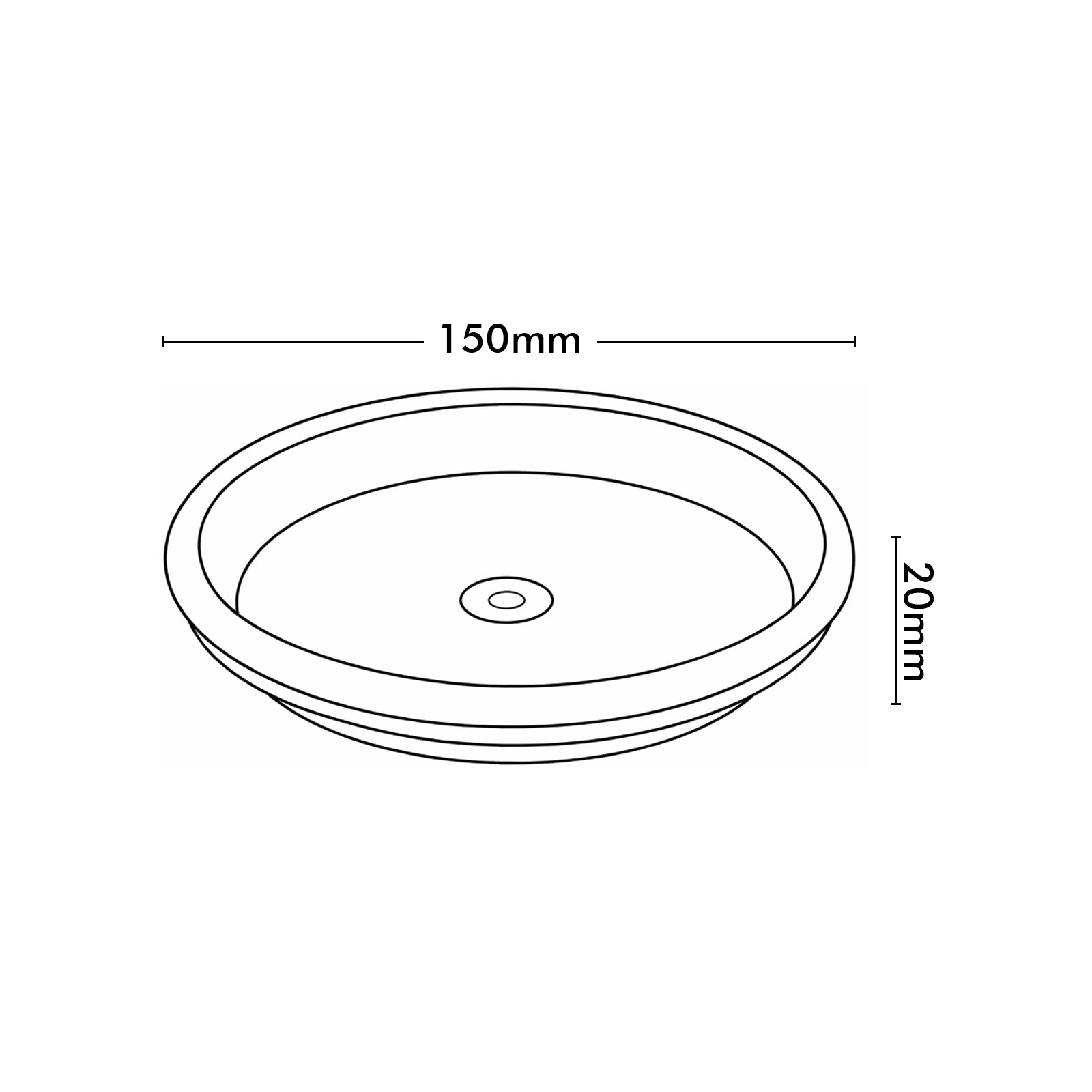 Eden 15cm Titanium Clay Saucer Waterproof In Bundle