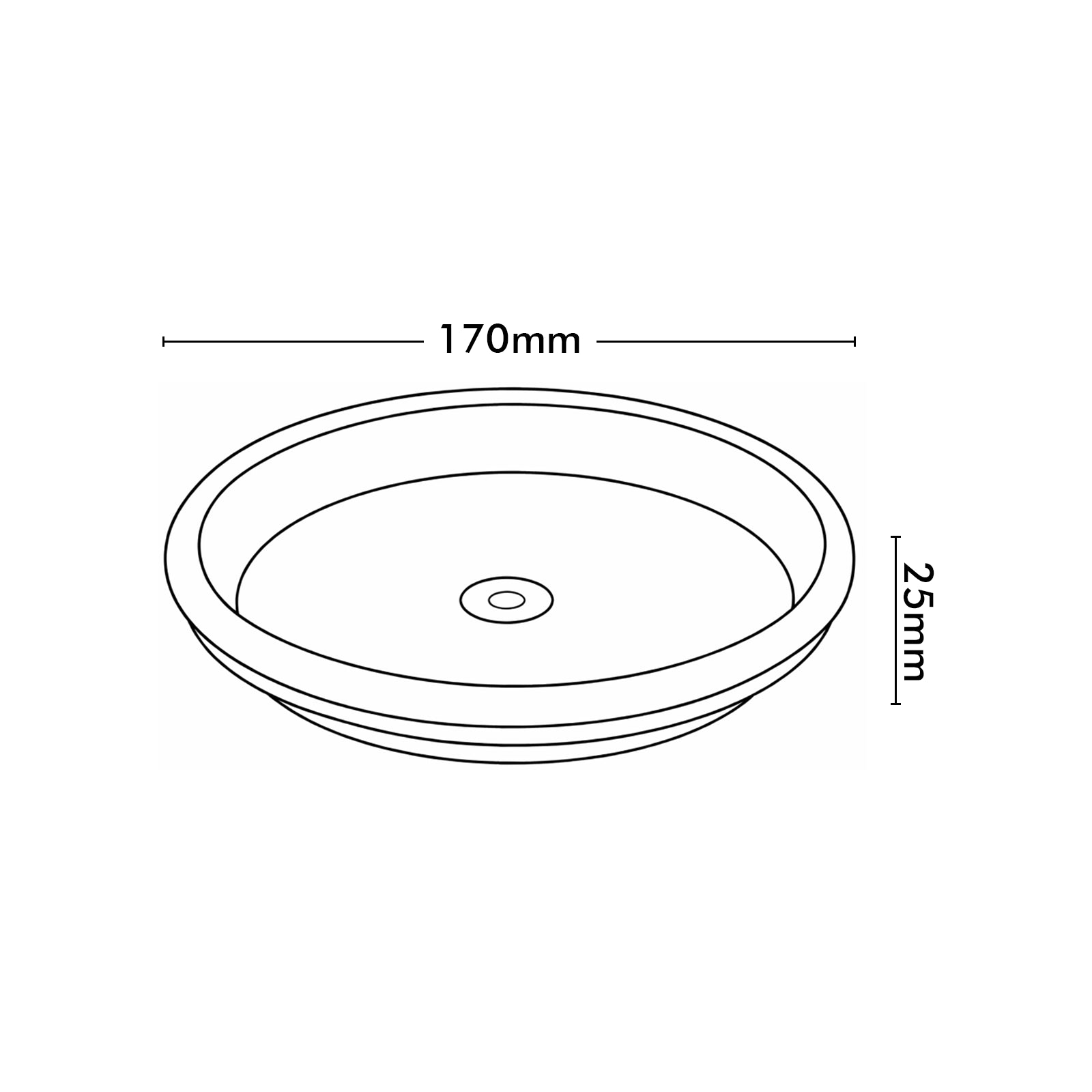 Eden 17cm Titanium Clay Saucer Waterproof In Bundle