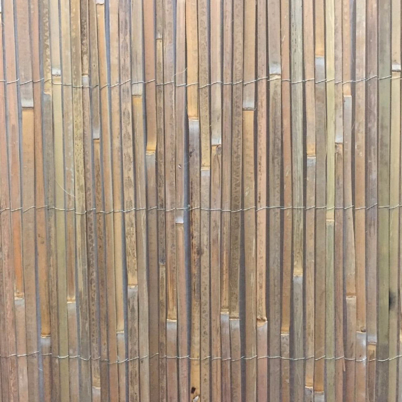 Eden 1.8 x 3m bamboo slat screen fencing for outdoor privacy and natural garden styling