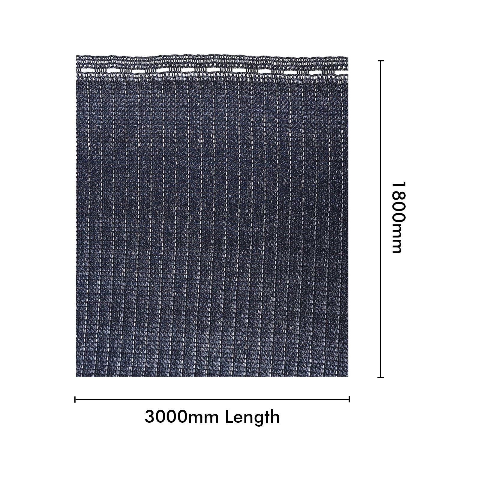 Eden charcoal shade cloth fencing for outdoor privacy screening and garden fencing