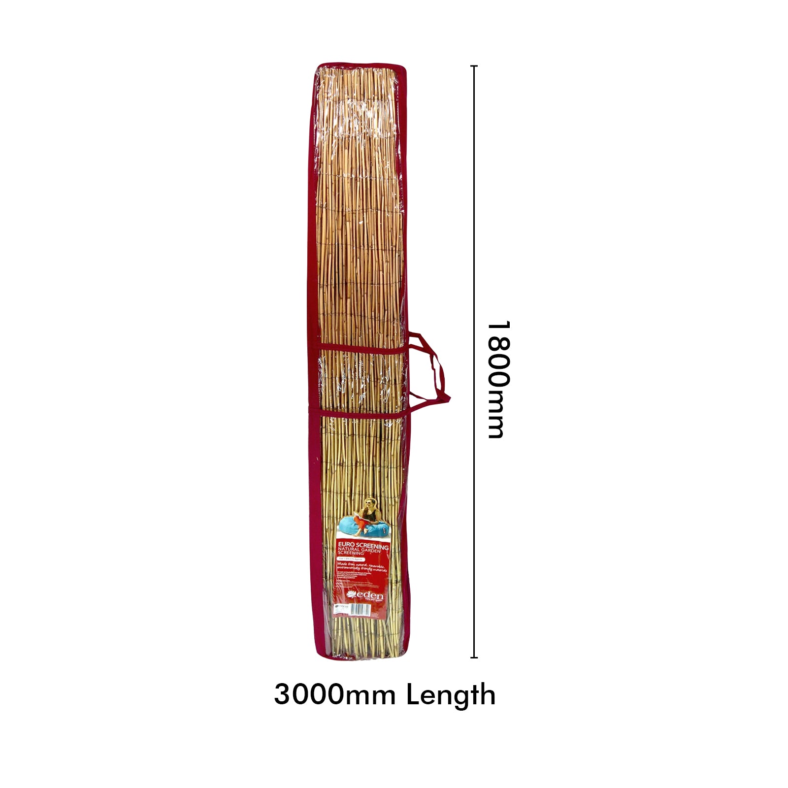 Eden euro reed screen fencing for outdoor privacy, garden screening and fencing