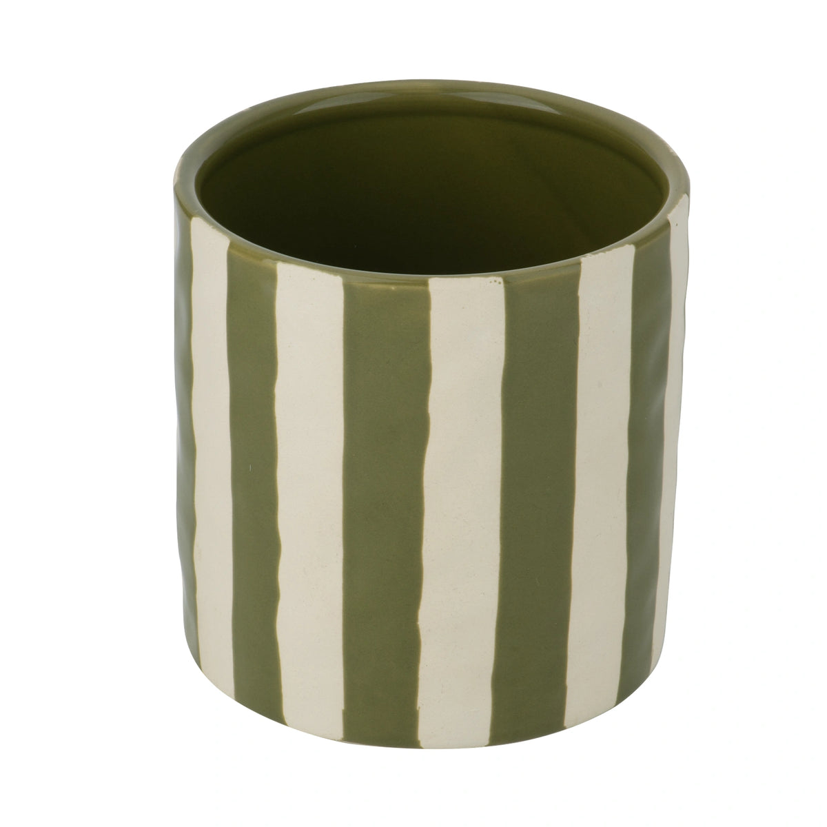 Eden 14.5cm Green Rayer Indoor Ceramic Pot