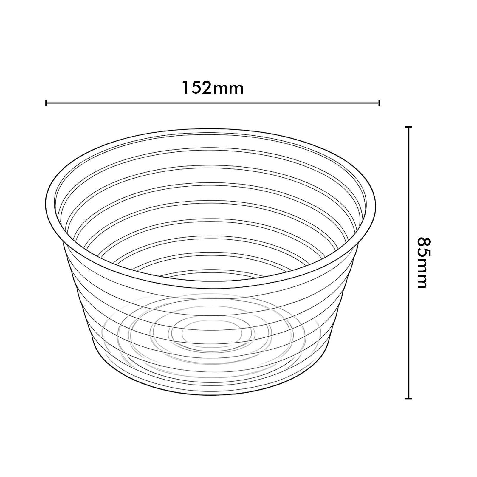 Eden clear vinyl planter liner for indoor pots and moisture protection