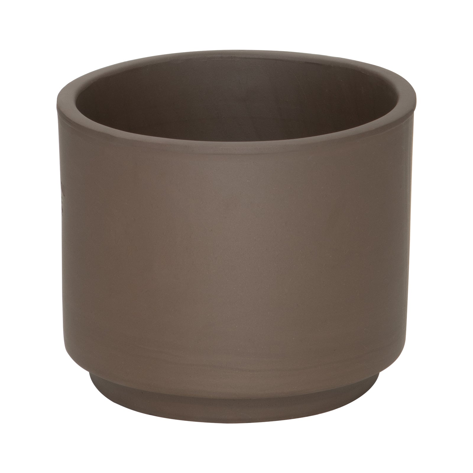 Eden 15x13cm Titanium Clay Cylinder Pot