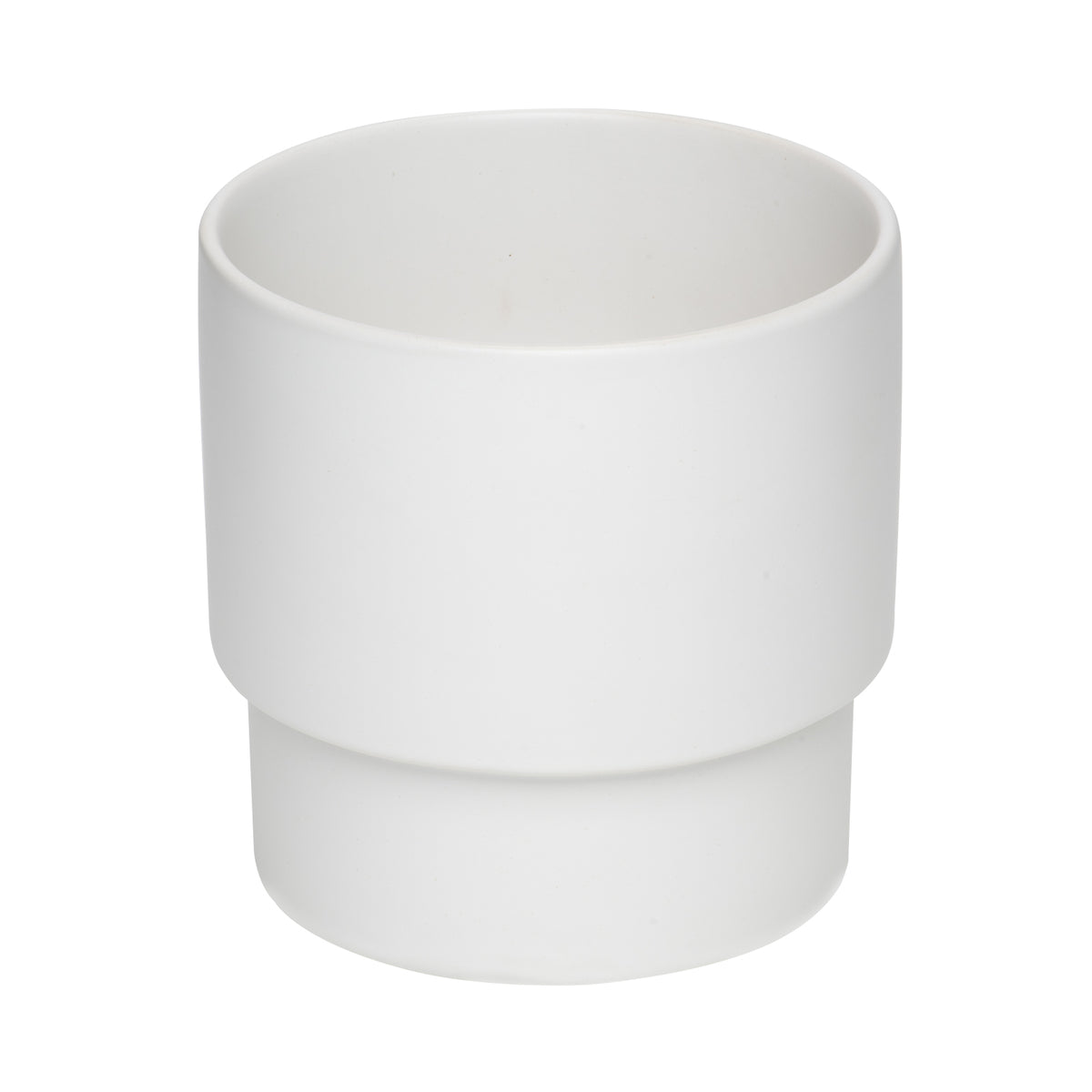 Eden 16cm White Eclipse Indoor Ceramic Pot