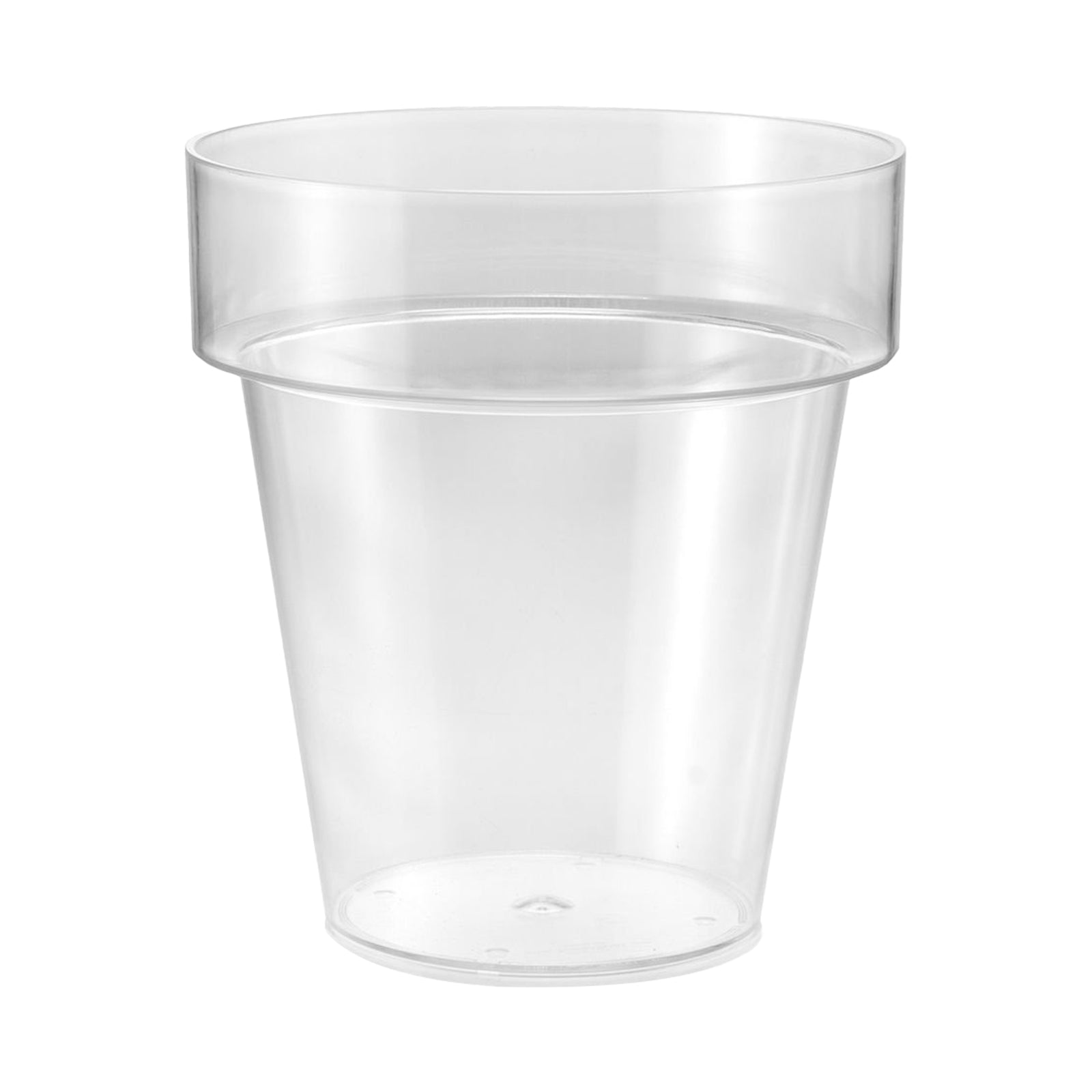 Eden clear plastic planter ideal for modern indoor plants and root visibility