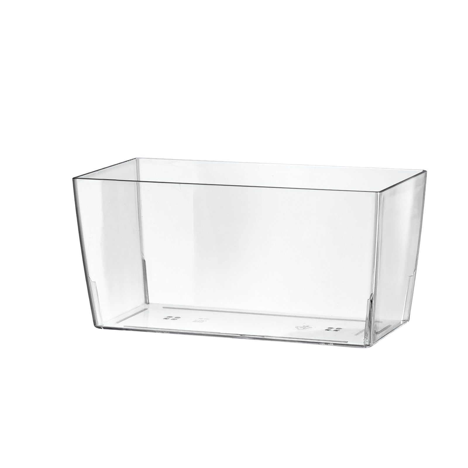Eden 25cm clear Coimbra planter for indoor plants, herbs and decorative home styling