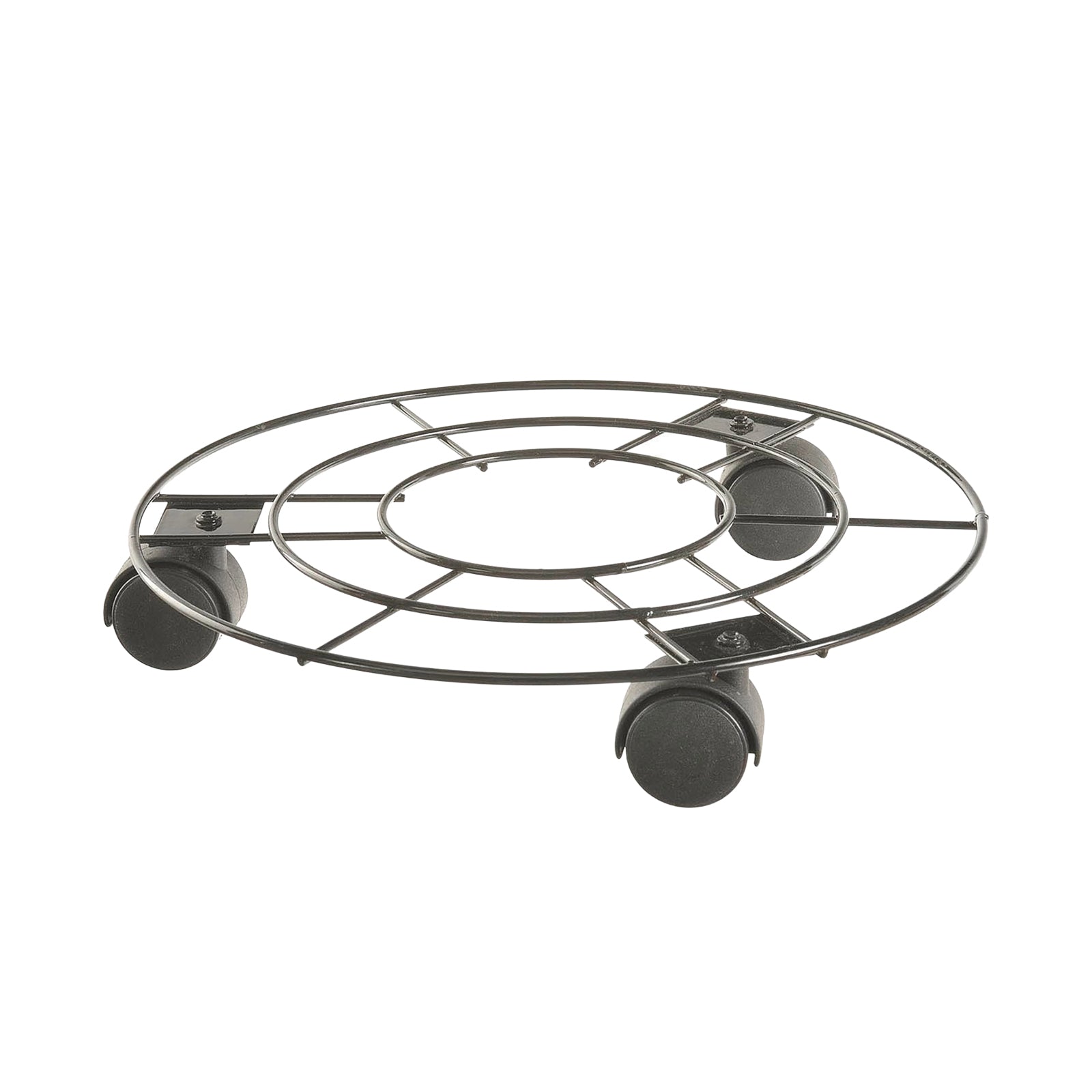 Eden 25cm round pot plant trolley for easy movement of indoor and outdoor planters