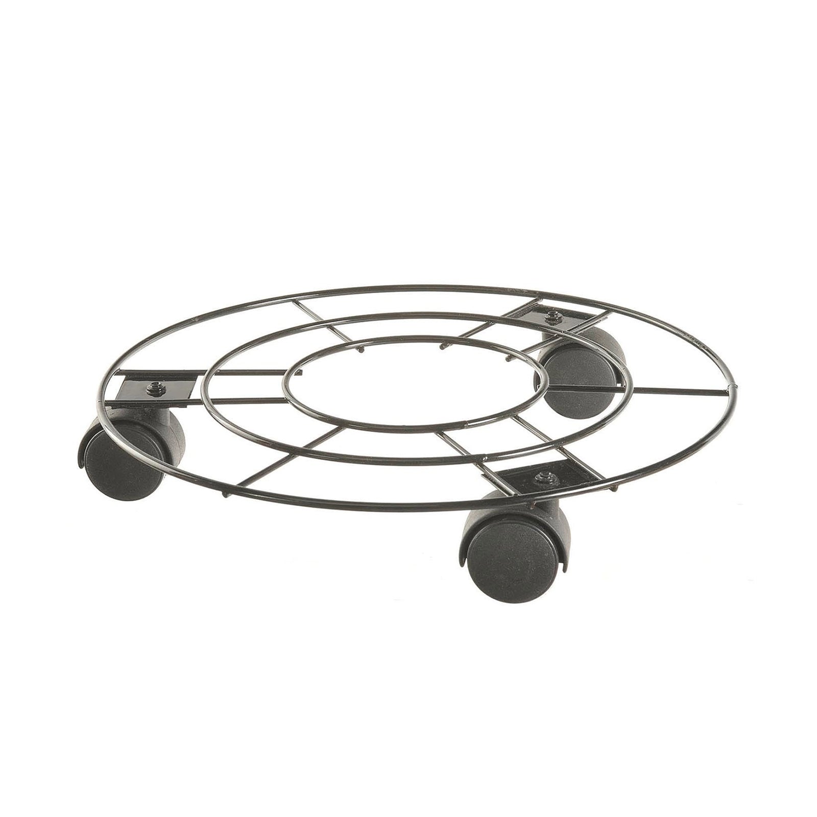 Eden 30cm round pot plant trolley designed for moving medium planters with ease