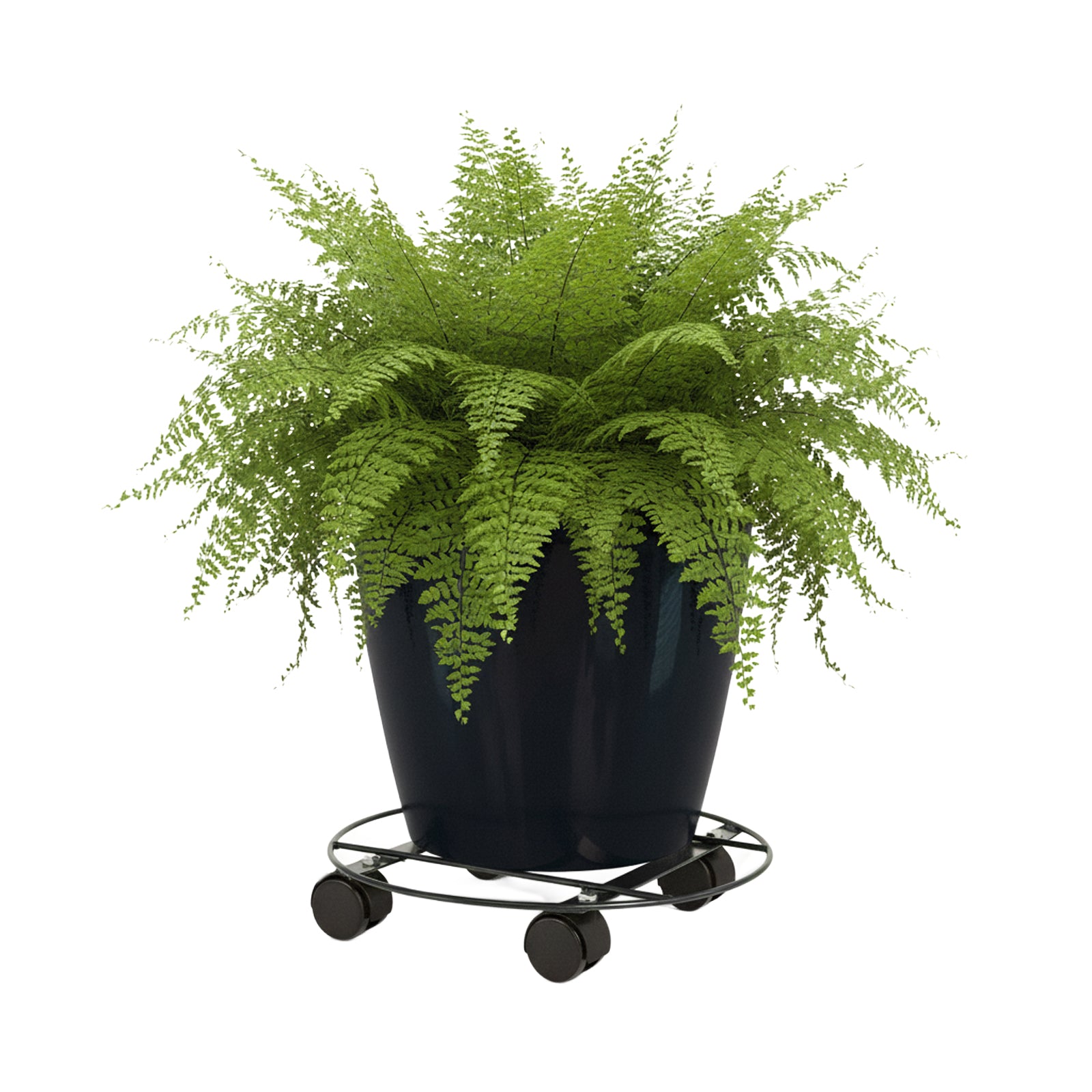 Eden 35cm heavy duty round pot plant trolley ideal for large and heavy plant pots