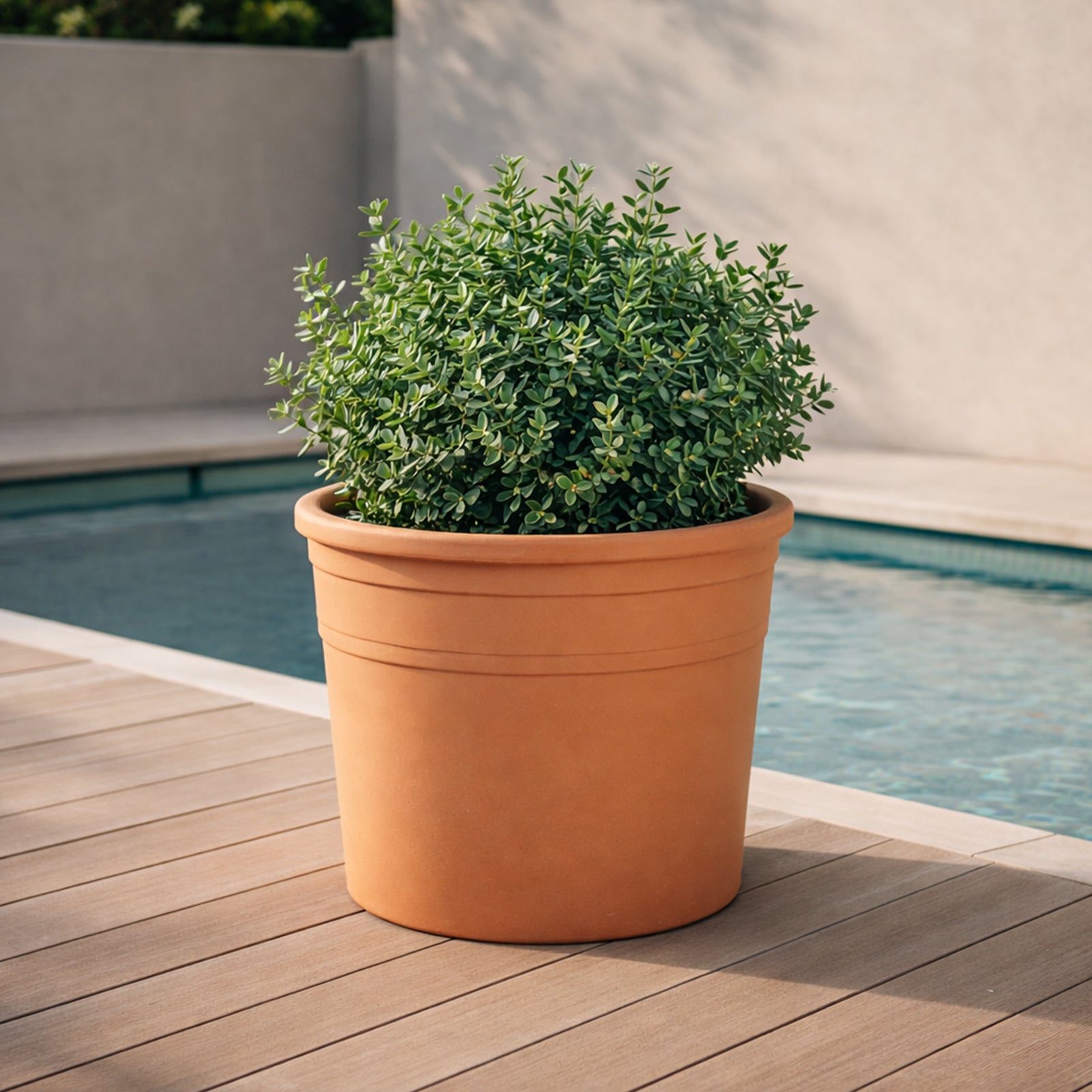 Eden 40x30.2cm Terracotta Mastello Red Clay Pot