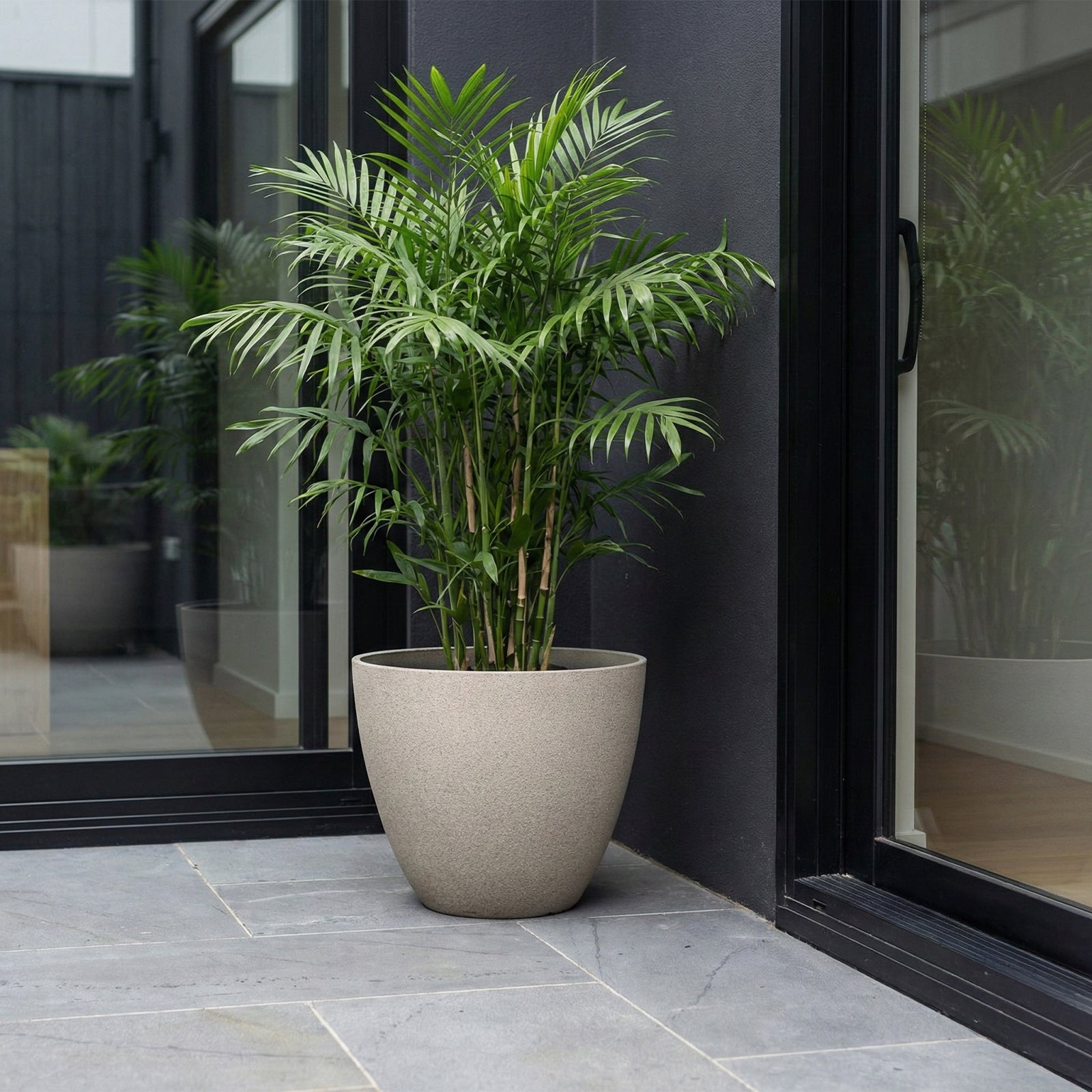 Eden 44cm sandstone faux planter ideal for large indoor and outdoor plants