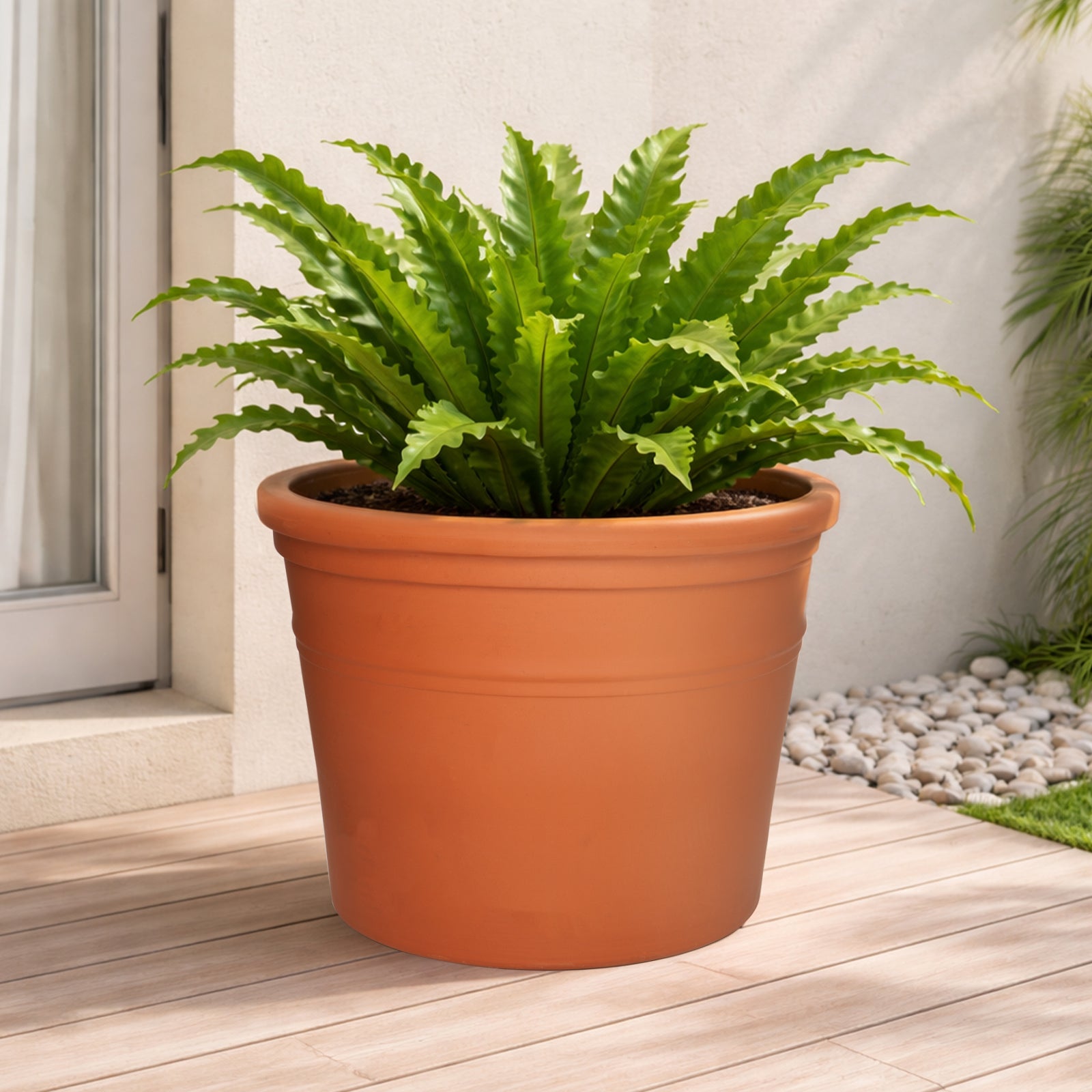 Eden 45X32.5cm Terracotta Mastello Red Clay Pot