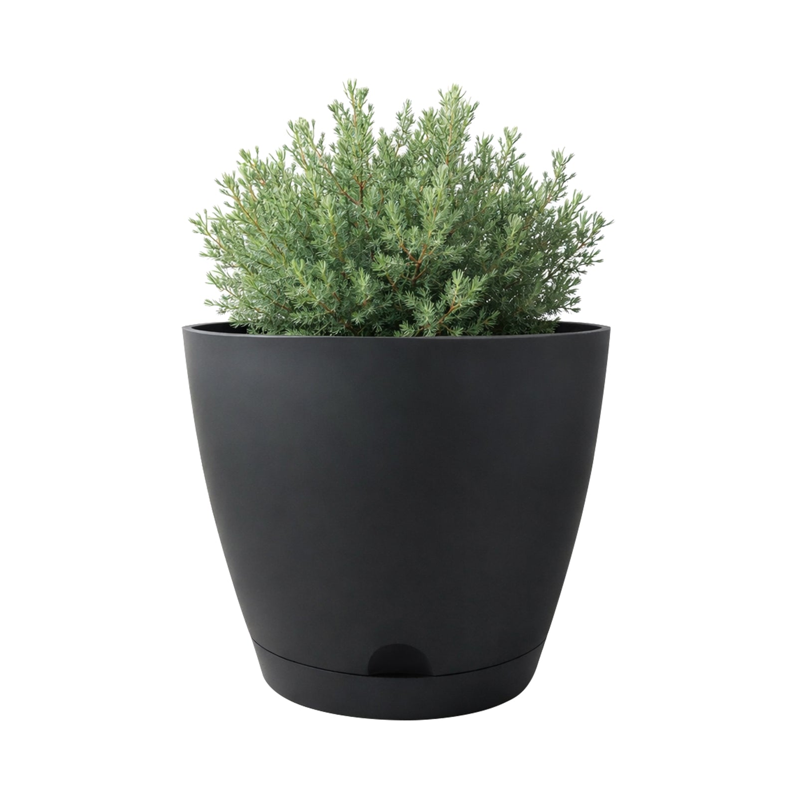 Eden extra-large charcoal Oslo self-watering planter for landscaping use